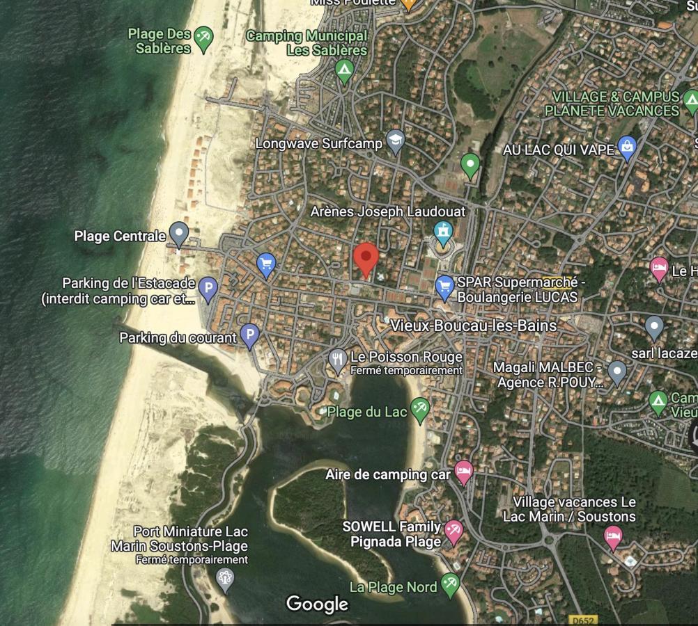 Maisonnette Neuve Plage Et Commerces A Pied Вьё-Боко-ле-Бен Экстерьер фото